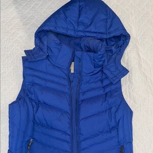 Michael Kors Blue Puffer Vest